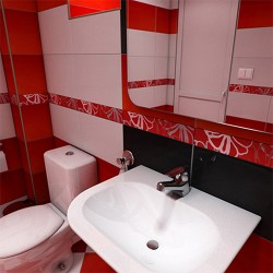 Класни плочки с хроматичен микс Fresh Rojo от Keros (Испания)